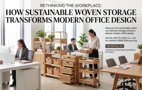 Rethinking the Workplace: How Sustainable Woven Storage Transforms Modern Office Design